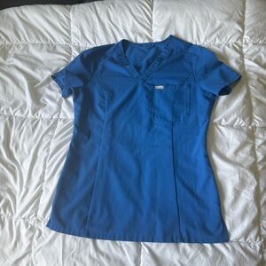 XS Slim Catarina Scrub Top - Royal Blue